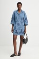 MUNTHE sukienka jeansowa BELLAR 261130626113 niebieski SS26