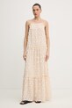 MUNTHE sukienka BOHDANA beżowy 261132426124
