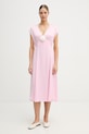 The Sleeper sukienka bieliźniana z wiskozy różowy SS2406RD