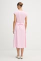 The Sleeper sukienka bieliźniana z wiskozy SS2406RD różowy SS26