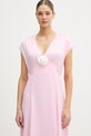 The Sleeper sukienka bieliźniana z wiskozy różowy SS2406RD