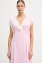The Sleeper sukienka bieliźniana z wiskozy różowy SS2406RD