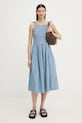 Levi's sukienka babydoll bawełniana MONACO COTTON 005HZ niebieski SS26