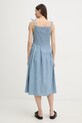Odzież Levi's sukienka babydoll bawełniana MONACO COTTON 005HZ niebieski