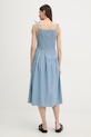 Odzież Levi's sukienka babydoll bawełniana MONACO COTTON 005HZ niebieski