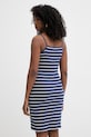 Одяг Karl Lagerfeld сукня bodycon бавовняна з еластаном IKON B2W13043 темно-синій