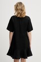Odzież Karl Lagerfeld sukienka z lnem B2W13028 czarny