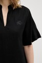 Karl Lagerfeld sukienka z lnem B2W13028 czarny