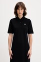 Fred Perry sukienka bawełniana czarny D2179