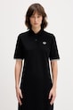 Fred Perry sukienka bawełniana czarny D2179