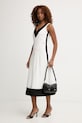 Karl Lagerfeld šaty s lyocellem B2W13026 bílá SS26