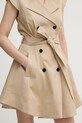 Karl Lagerfeld rozšířené šaty béžová B2W13013