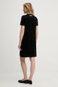 Karl Lagerfeld sukienka bawełniana B2W13071 czarny SS26