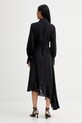 Oblečenie Blugirl Blumarine šaty s viazaním s lyocellom RA6195.T486A čierna