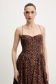 Bardot sukienka 59786DB3 brązowy