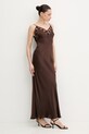 Bardot sukienka 60322DB brązowy SS26