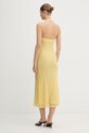 Odzież Bardot sukienka z bawełną 60397DB żółty