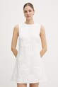 Rotate sukienka bawełniana biały 115559400