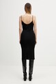 Îmbrăcăminte Rick Owens Lilies rochie de vară din vâscoză LI01F7567.RV negru