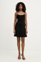 MICHAEL Michael Kors sukienka rozkloszowana z wiskozą MS683CL5ZV czarny SS26