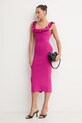 MICHAEL Michael Kors sukienka MS683CG33D różowy SS26