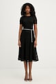 MICHAEL Michael Kors sukienka rozkloszowana czarny MS683DUKS1