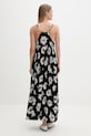 Oblečenie Rip Curl letné šaty z viskózy PARTY PACK 08VWDR čierna