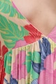 Rip Curl sukienka letnia z wiskozy PARTY PACK 08VWDR multicolor