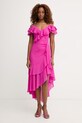 Morgan sukienka rozkloszowana RJOLIE różowy SS26