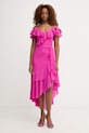 Morgan sukienka rozkloszowana RJOLIE różowy SS26