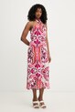 Morgan sukienka letnia z wiskozy RARIA różowy SS26