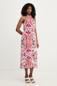 Morgan sukienka letnia z wiskozy RARIA różowy SS26