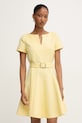 Morgan sukienka rozkloszowana żółty RCARL