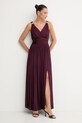 Morgan sukienka RLOUNA bordowy SS26