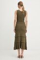 Ρούχα Morgan φόρεμα με βισκόζη RMILIA πράσινο