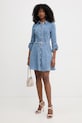 Morgan Платье-рубашка из денима RODEX голубой SS26