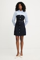 Morgan sukienka z wiskozą ROIMA granatowy SS26