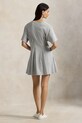 Polo Ralph Lauren sukienka bawełniana 211A96342 szary SS26