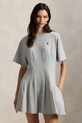 Odzież Polo Ralph Lauren sukienka bawełniana 211A96342 szary
