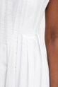 Sportmax Spxgiro розкльошена сукня однотонна бавовняна білий 2612221092600