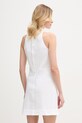 Oblečenie Lacoste letné šaty bavlnené s elastanom EF1452 biela