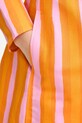Marimekko sukienka z dodatkiem lnu 095444 pomarańczowy