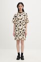 Marimekko sukienka letnia bawełniana 095504 beżowy SS26