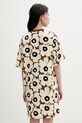 Odzież Marimekko sukienka letnia bawełniana 095504 beżowy