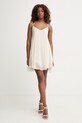 Haveone летнее платье из вискозы ACH.Q013 бежевый SS26