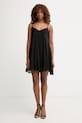 Haveone sukienka letnia z wiskozy czarny ACH.Q013
