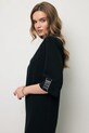 BIZUU rochie din bumbac cu elastan JULISSA JULISSA.CZARNY negru