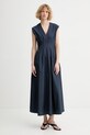 rag & bone sukienka bawełniana Ines granatowy RAC126S3MCO