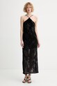 Isabelle Blanche Платье с хлопком чёрный IS26SS.A157.T016