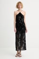 Isabelle Blanche Платье с хлопком чёрный IS26SS.A157.T016